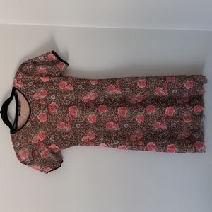 Cheetah and Floral Mini Dress